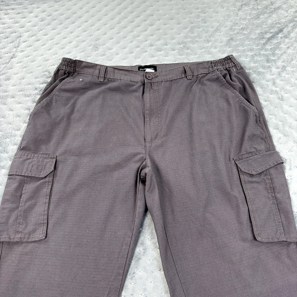 Stone Creek Pants Mens 44X30 Gray Canvas Cargo Rip Stop Gorpcore Gorp Tactical - Picture 3 of 9